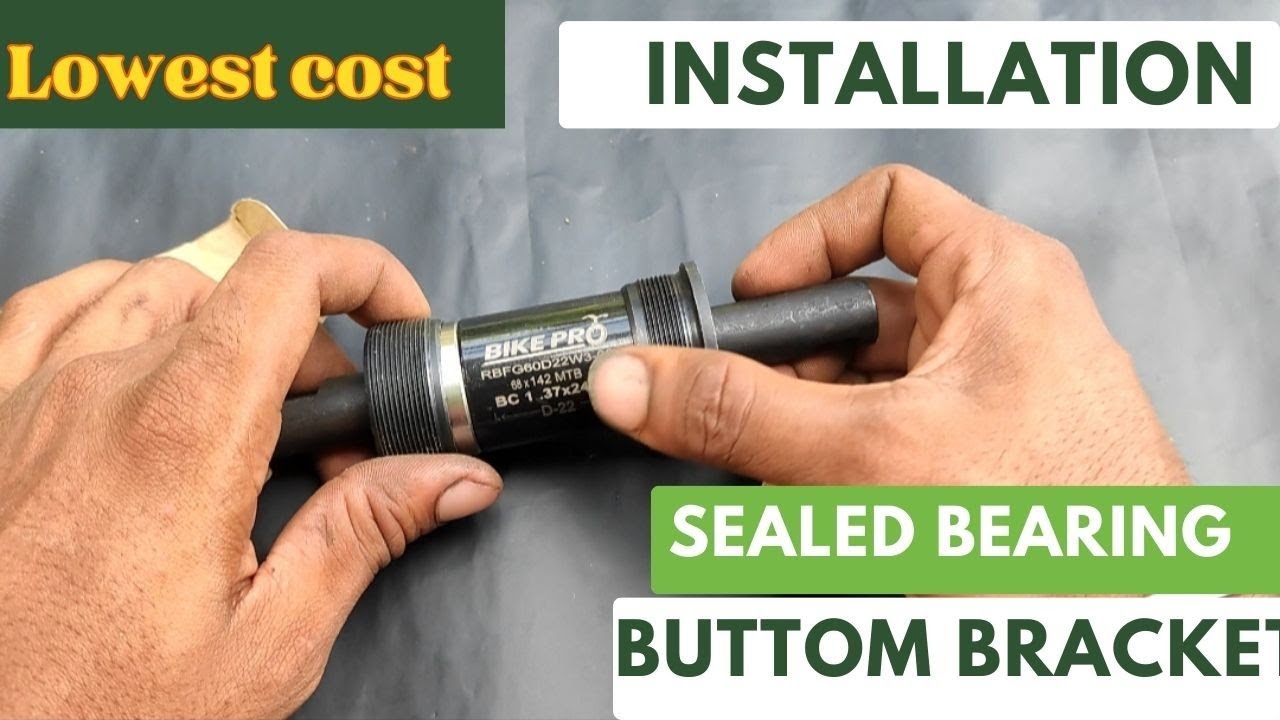 Overhaul/Rebuild Bottom Bracket With Sealed Cartridge Bearings mtb cycle | Ayush cycle store