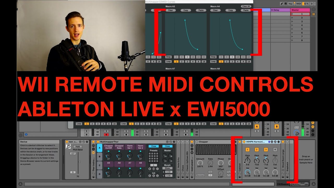 How To Use Wiimote with EWI and Ableton Live
