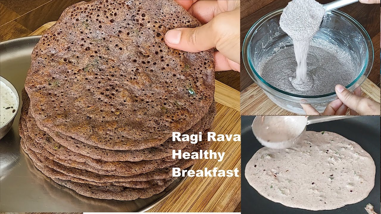 Instant Ragi Flour Breakfast Recipe |Ragi Breakfast Recipe | Healthy Breakfast Recipe | Ragi recipe