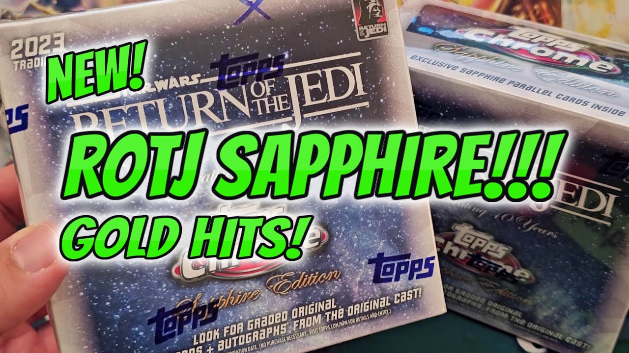2023 Topps Star Wars Return of the Jedi Sapphire! 2 Box Opening! We hit GOLD!