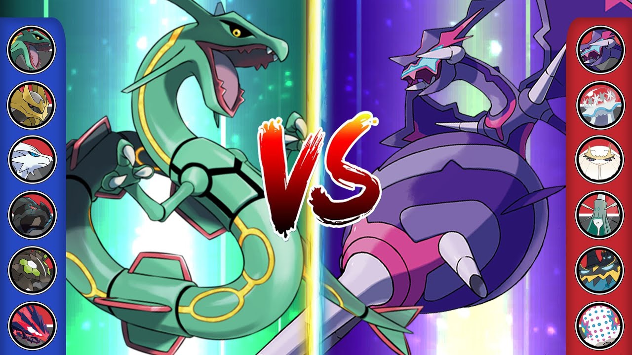 Pokemon Battle Legendary: Dragon Legendaries Vs Alien Ultra Beasts (Dragon Vs Alien)
