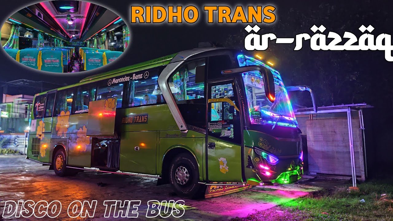 DUGEM BUS 🤩 KAPAN LAGI NIH BUS PARIWISATA RIDHO TRANS AR-RAZZAQ PARKIR DI KARACAK 😀