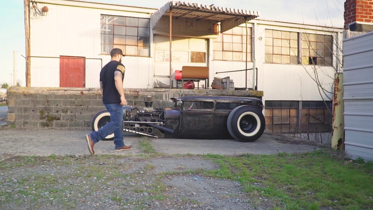 1929 Ford Model A Bagged and Chopped Rat Rod Hot Rod