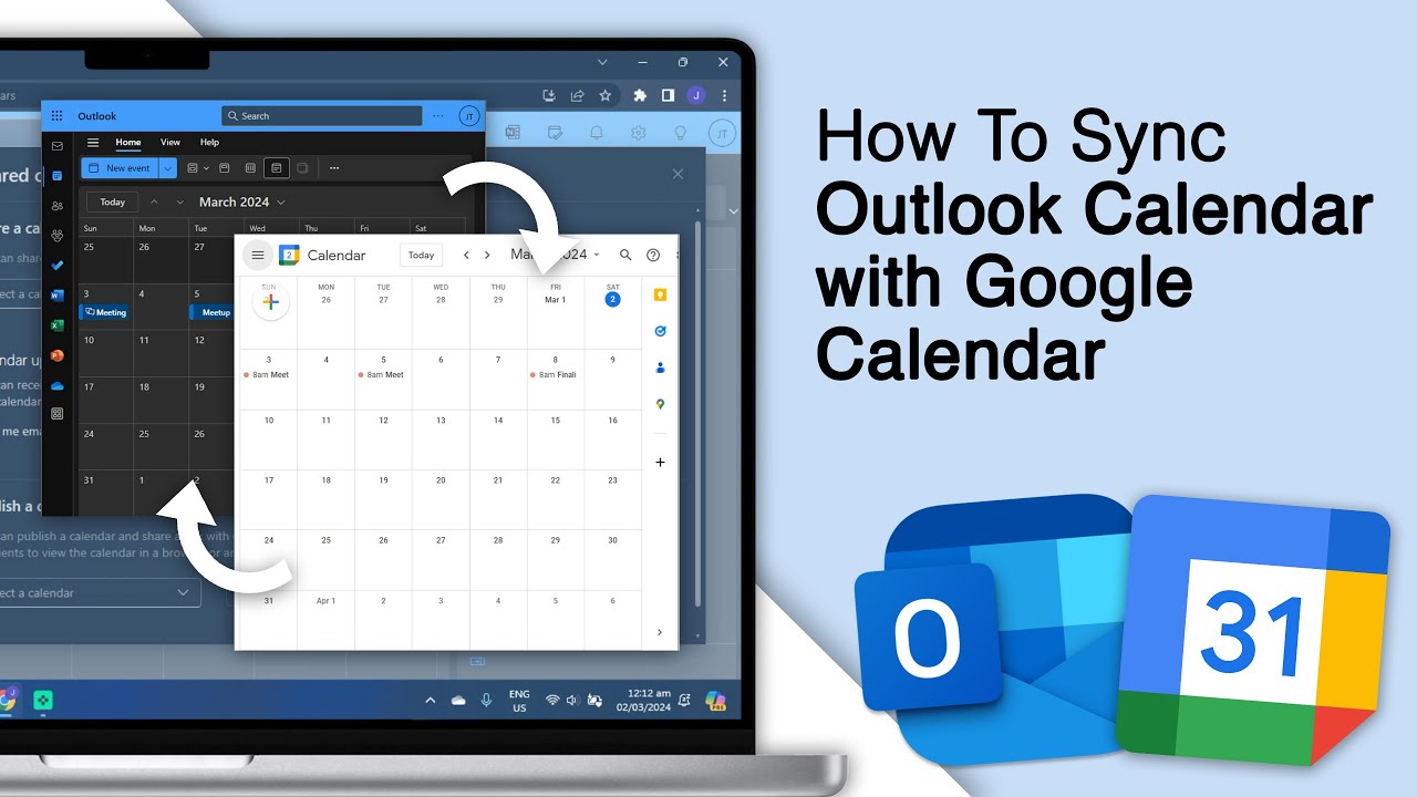 How To Sync Outlook Calendar With Google Calendar! [2024]