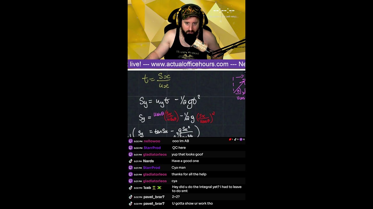 FREE Math/Science Tutoring with Actual Education: Office Hours !submit !cal !discord