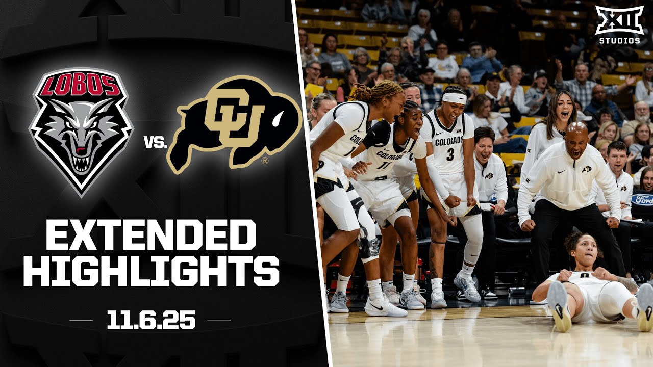 New Mexico vs. Colorado Extended Highlights | 2025-26 Big 12 Women's Basketball