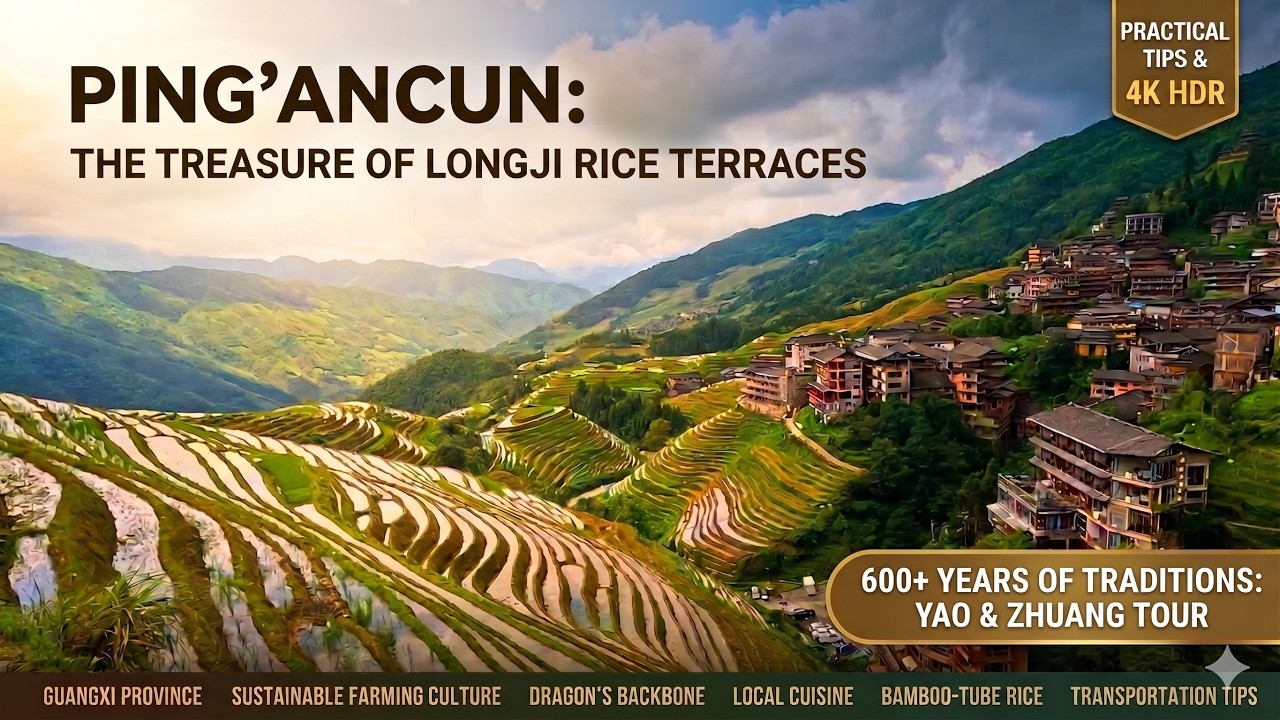 China’s Ancient Rice Terrace Village: Ping'ancun Walking Tour