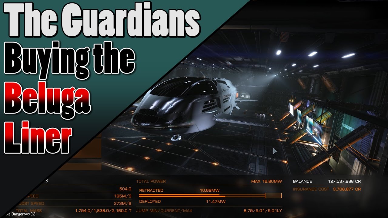 Elite Dangerous - the Guardians - Buying a Beluga Liner!