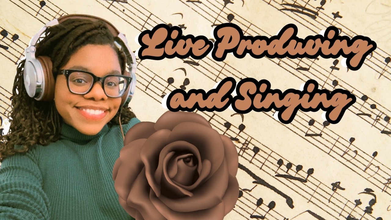 Live producing and singing
