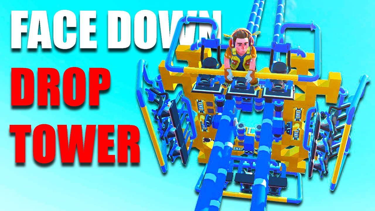 Building a Drop Tower Ride in Scrap Mechanic!