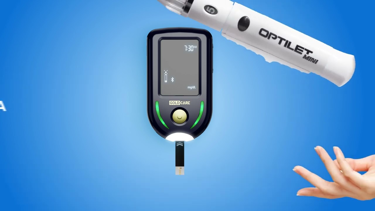 Pomiar stężenia glukozy przy pomocy glukometru Diagnostic Gold Care