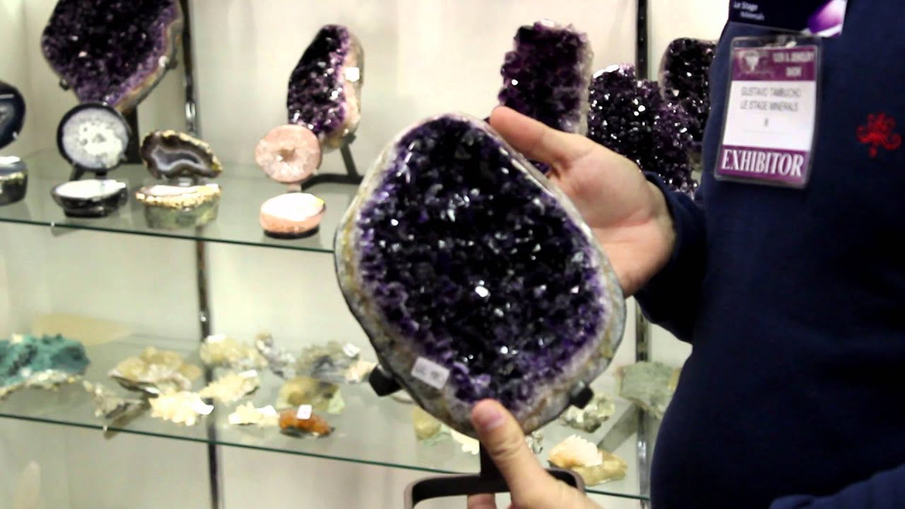 Best Amethyst in the world from Uruguay at JOGS Tucson Gem and Jewelry Show