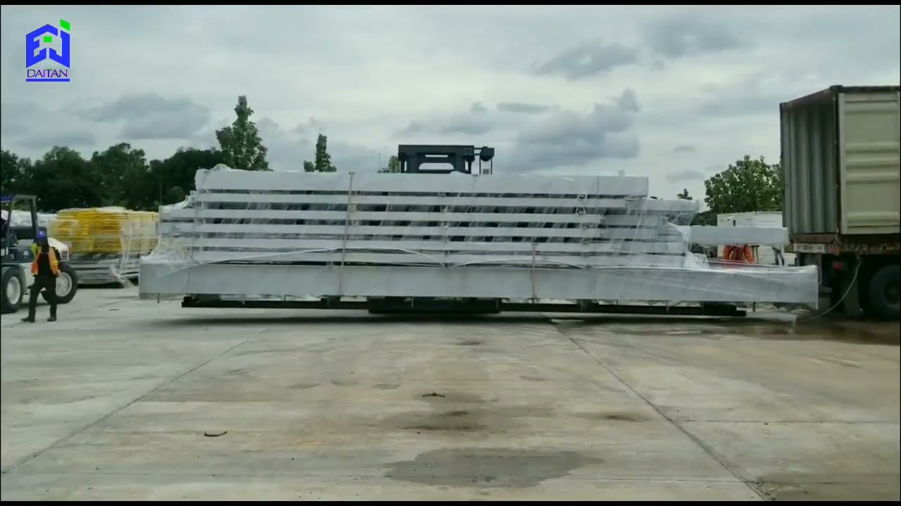DSU - METHOD OF UNLOADING MATERIALS STEEL STRUCTURE FROM CONTAINER PROCCESS
