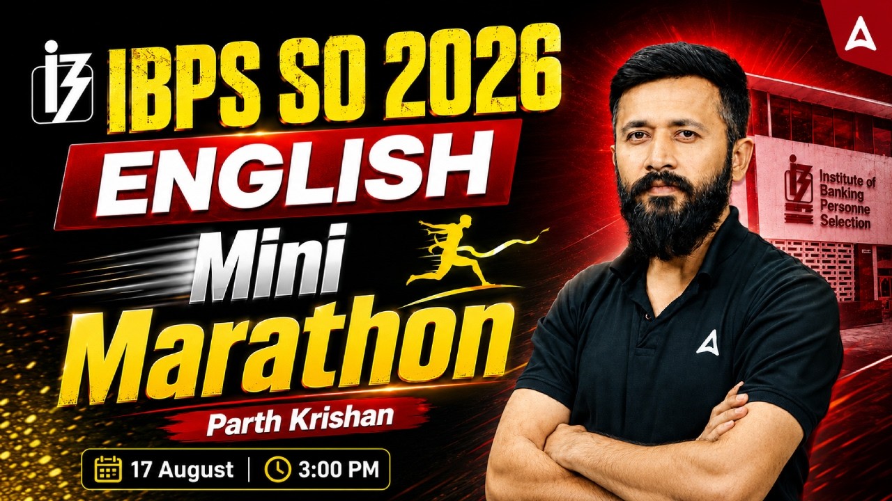 IBPS SO 2026 English Preparation | Complete English Mini Marathon