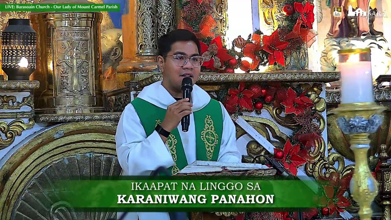 #𝗠𝗜𝗦𝗔𝗕𝗮𝗿𝗮𝘀𝗼𝗮𝗶𝗻 Live mula sa Parokya ng Nuestra Señora del Carmen - Simbahan ng Barasoain | 06:00 N.U