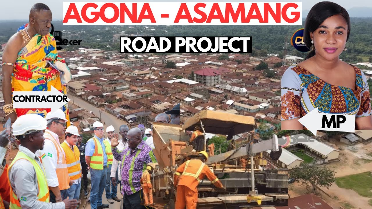29th June 2023: Agona - Asamang Township Roads Project Update in Ashanti Region.