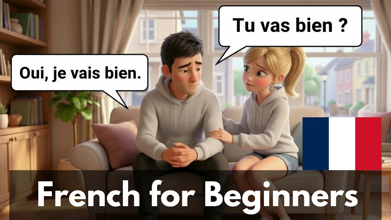 French Conversation for Beginners 🇫🇷 | 20 Short Real-Life Dialogues - Part 1