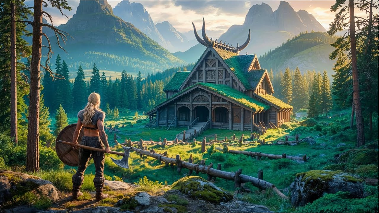 Viking Woman  Inherits Trading Hall for Free—Discovery Behind Fireplace Brought Elders