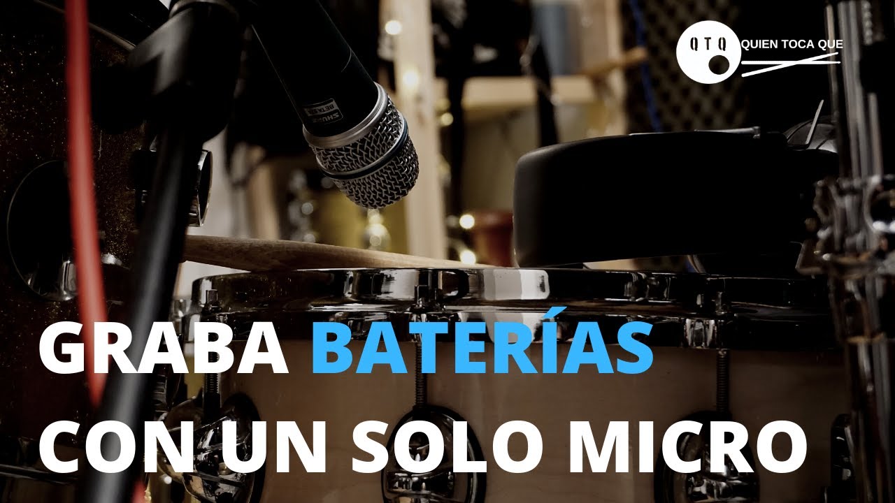 grabar bateria por 98€ con un SHURE SM57