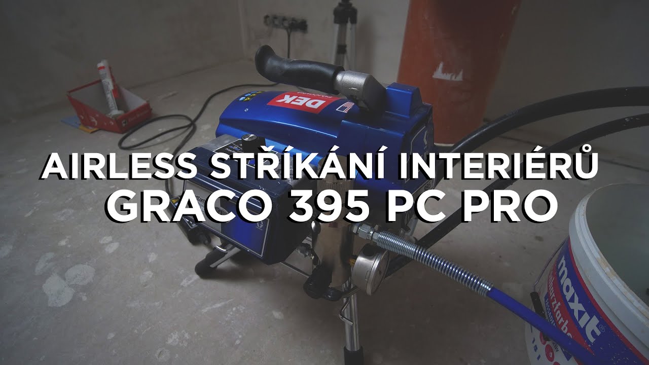 Airless stříkání interiéru - GRACO 395 PC PRO