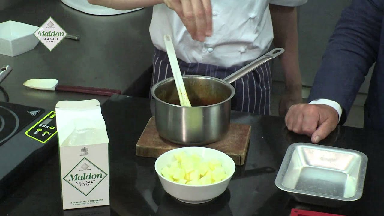 William Curley Cooks with Maldon Salt and coolcucumber.tv