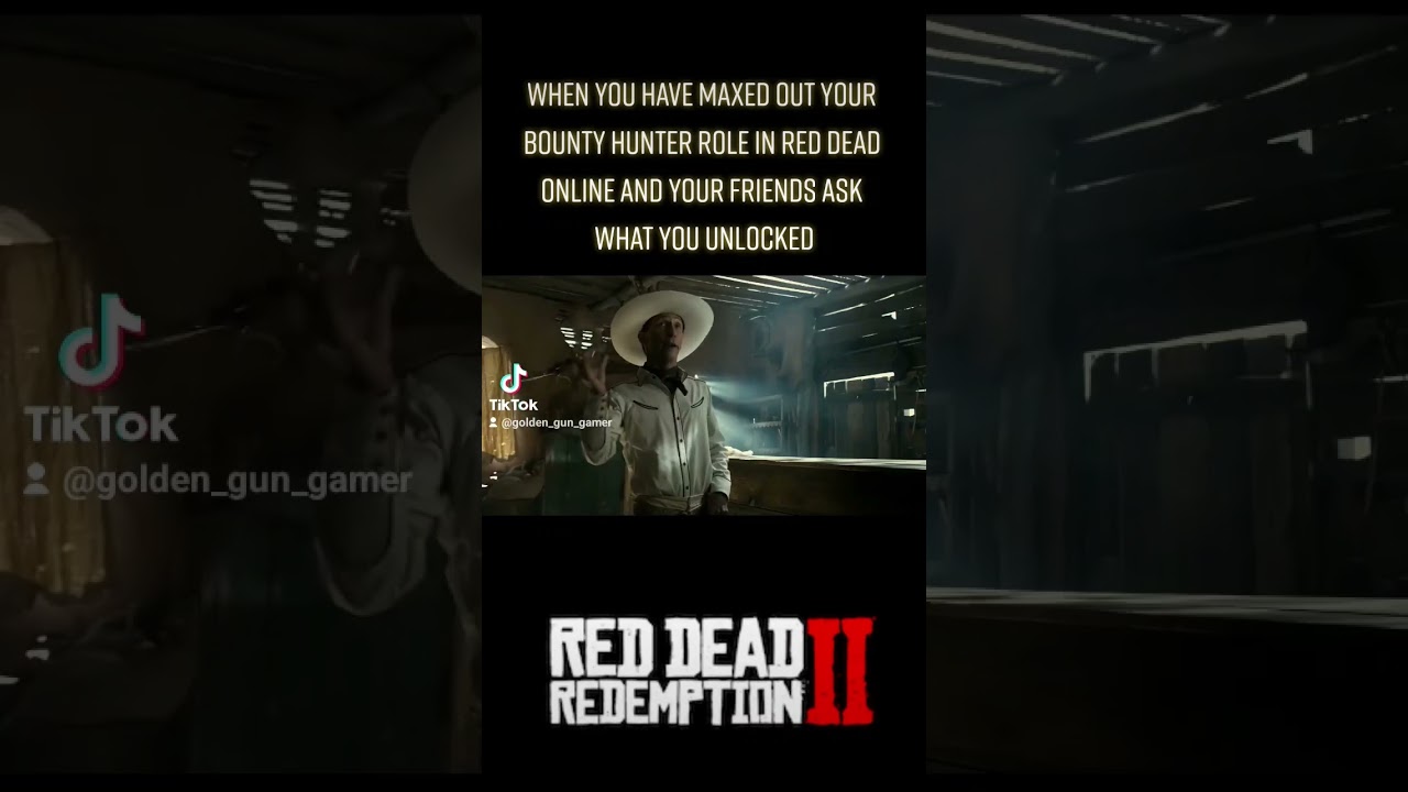 When You Have Maxed Out Your Bounty Hunter Role In Red Dead Online