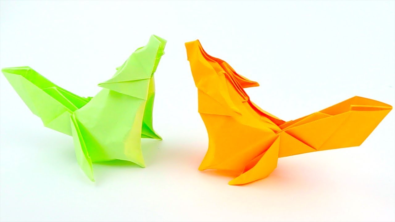 How To Make Paper Wolf | Origami Wolf | Easy Origami Tutorial Step by Step