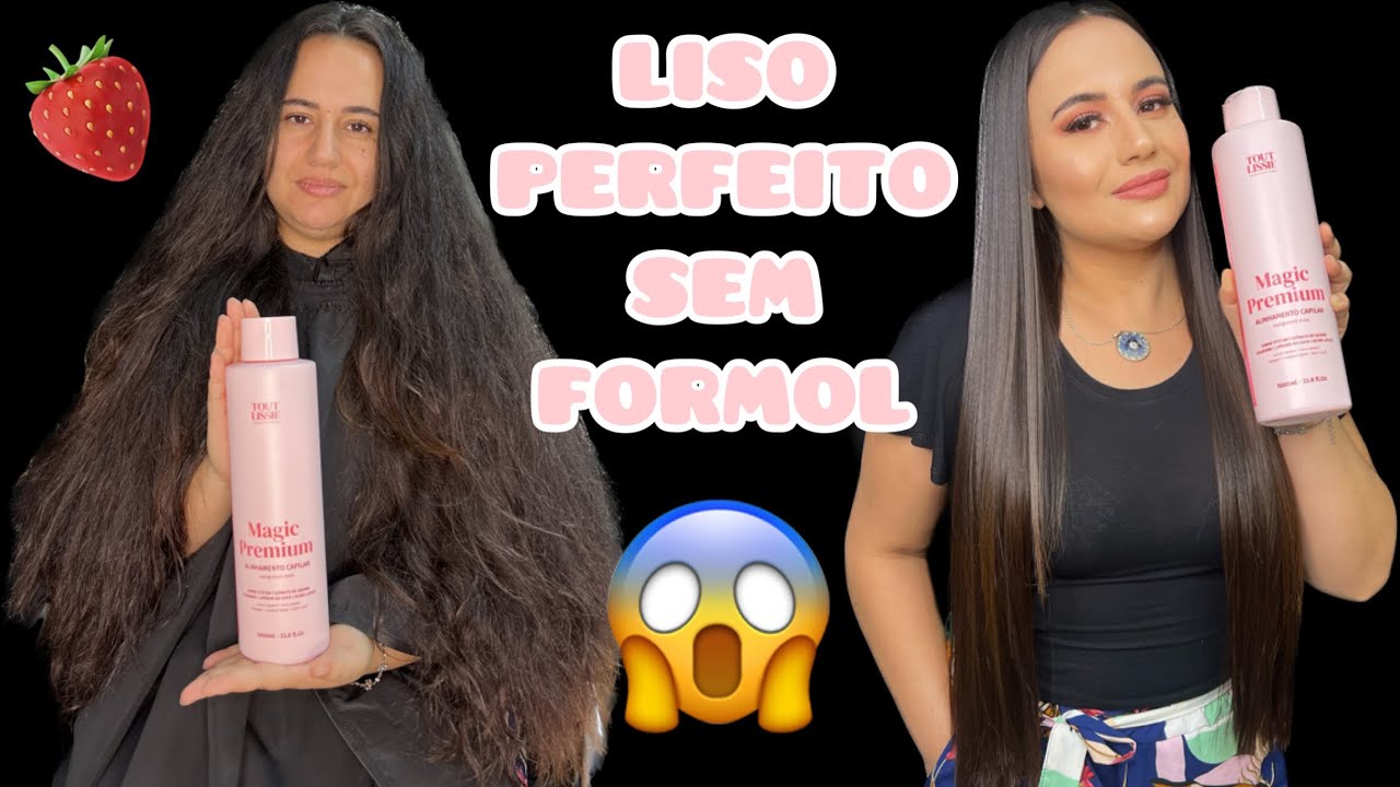 LISO PERFEITO COM PROGRESSIVA SEM FORMOL MAGIC PREMIUM DA TOUT LISSIE
