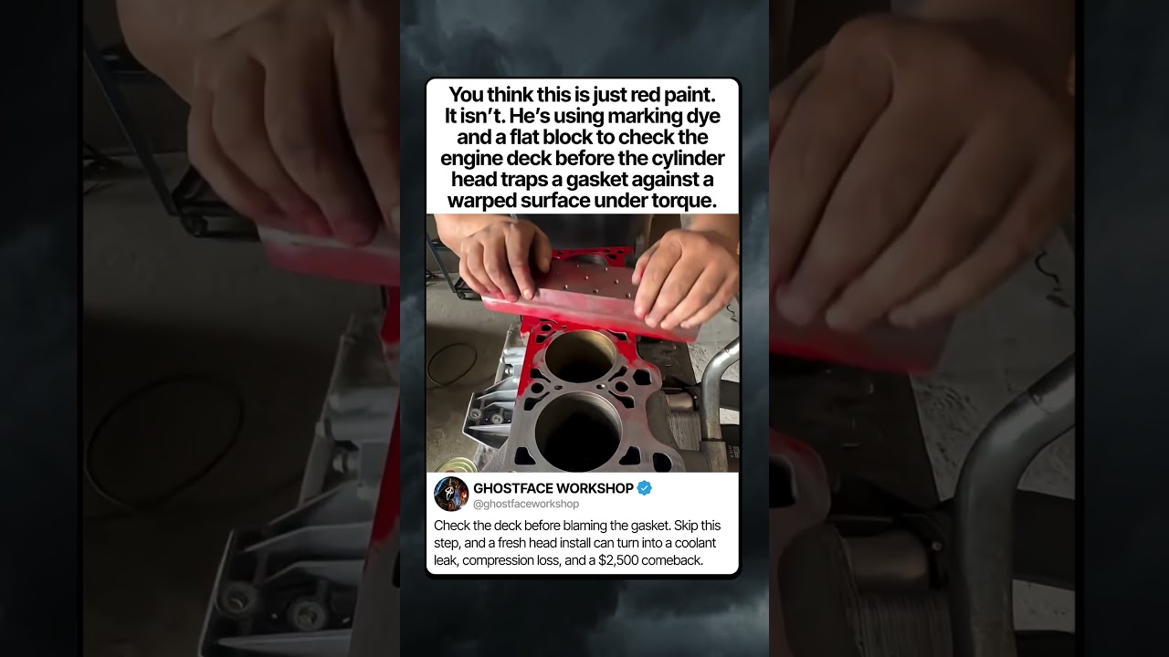 THE RED DYE GASKET CHECK