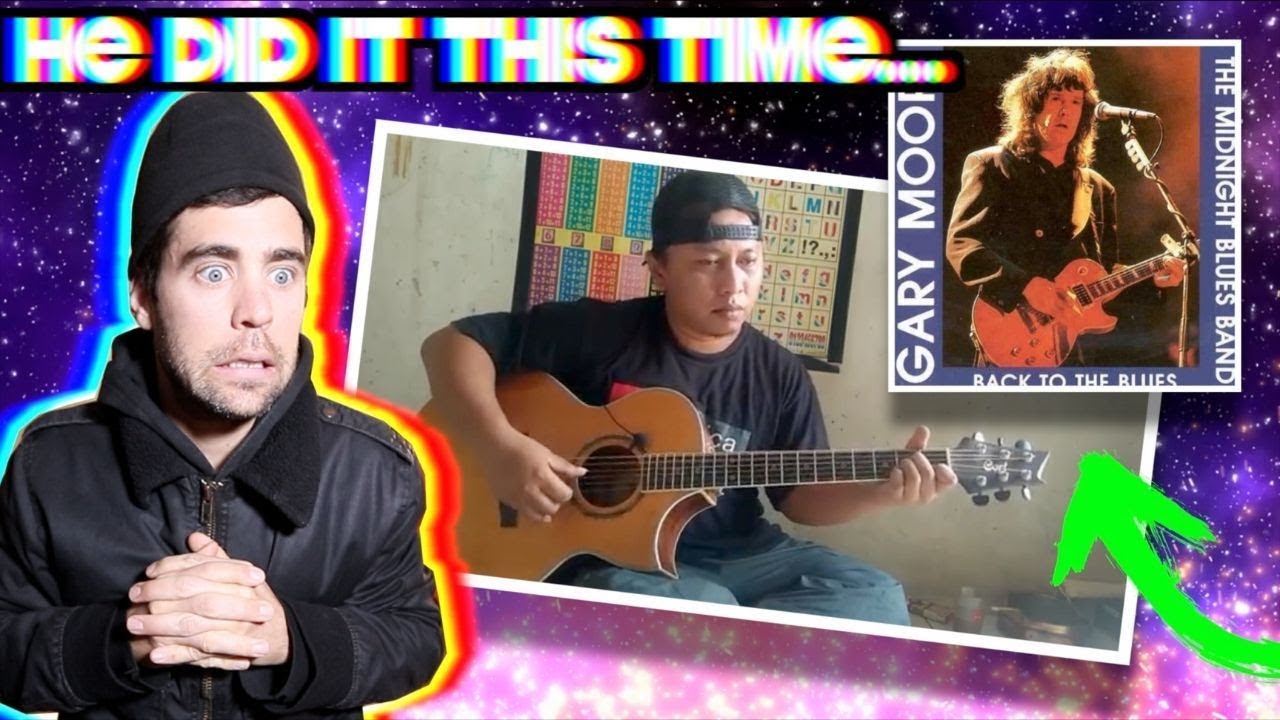 Alip Ba Ta - Garry Moore (Still Got the Blues) | Fingerstyle Cover | REACTION