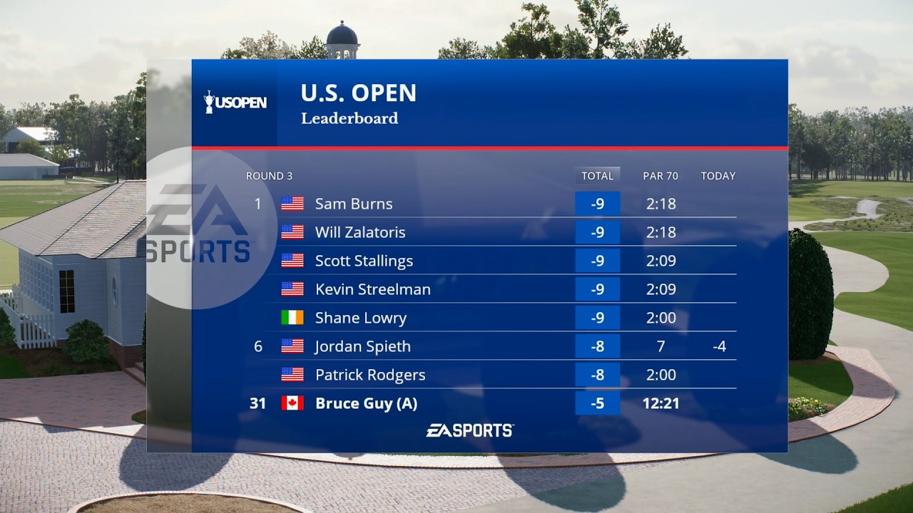 EA Sports PGA Tour (PS5) - Part #10 // US Open (As Amateur) Round 3