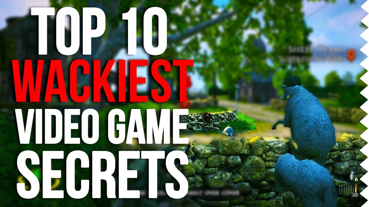 Top 10 Wackiest Easter Eggs In Video Games!
