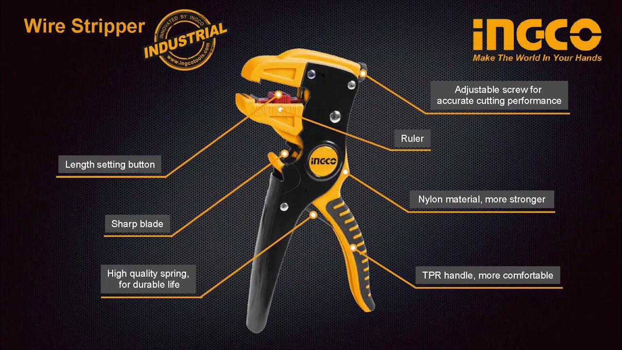 CORTADORA Y PELADORA DE CABLES INGCO NEW products recommendation  Wire Stripper