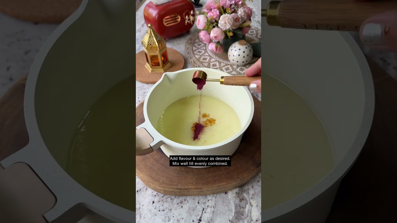 ✨ Mirror Glaze using Meron’s Cold Glaze Stabilizer – Glazemate