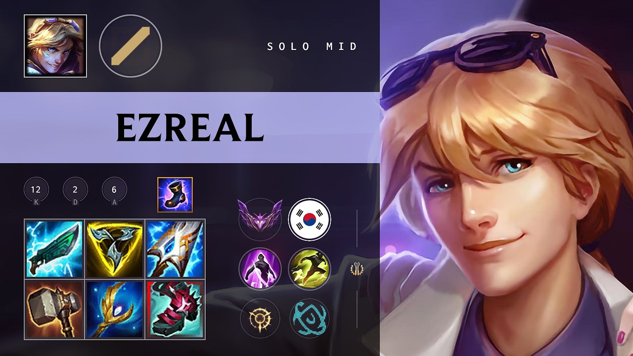 Ezreal Mid vs Ziggs - KR Master Patch 26.09