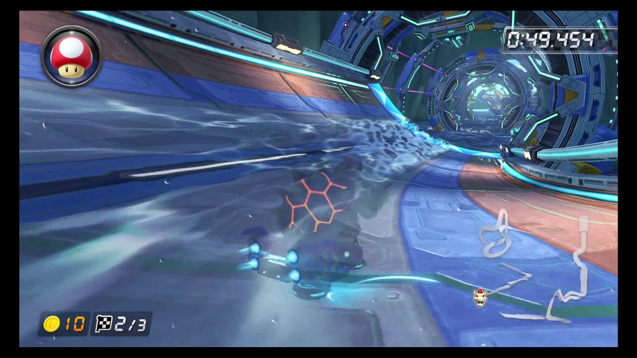 Mario Kart 8 Deluxe - Time Trials - Big Blue (150cc) - 1: 29.150