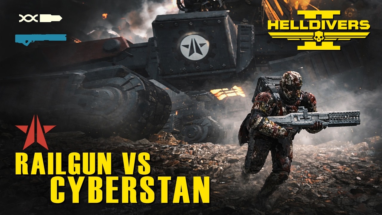 Helldivers 2 – Cyberstan vs Railgun | Super Helldive (No Death Full Clear)