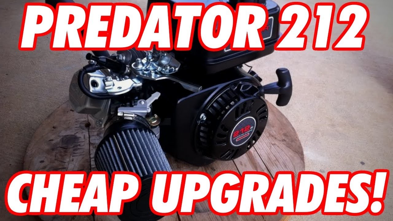 Predator 212 CHEAP Performance Kit Air Filter Mod!!  (+7 MPH) (Improves Flow)