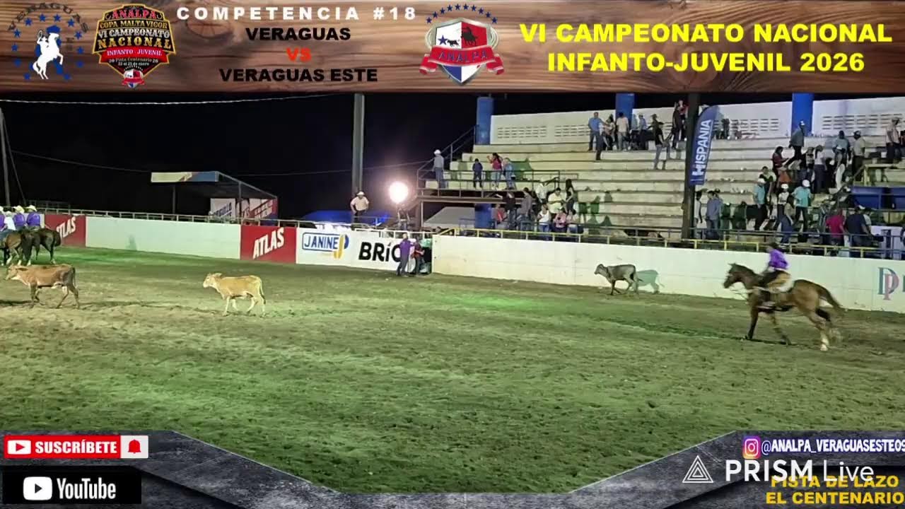 🪢Veraguas Este 🆚 Veraguas / VI Campeonato Nacional Infanto-Juvenil ANALPA 2026