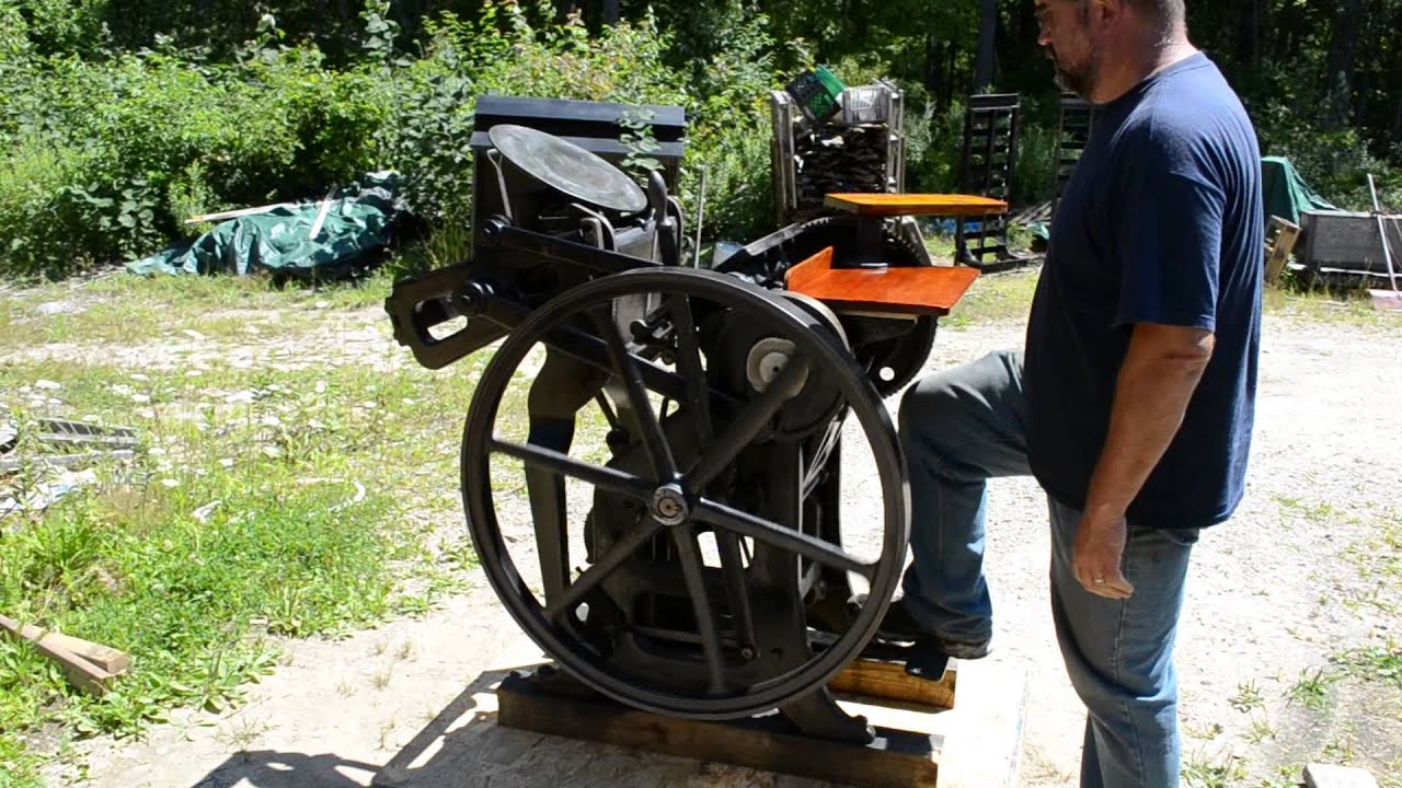 8x12 Chandler & Price New Style Printing Press Refurbished Video II