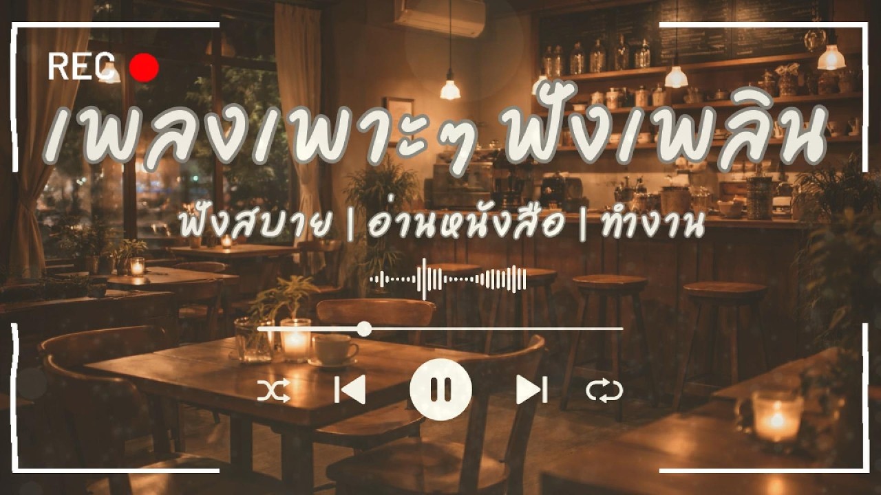 รวมเพลงรักฟังสบาย ☕ เพลงคาเฟ่ชิลๆ เปิดฟังตอนทำงาน | Relaxing Love Cafe Music