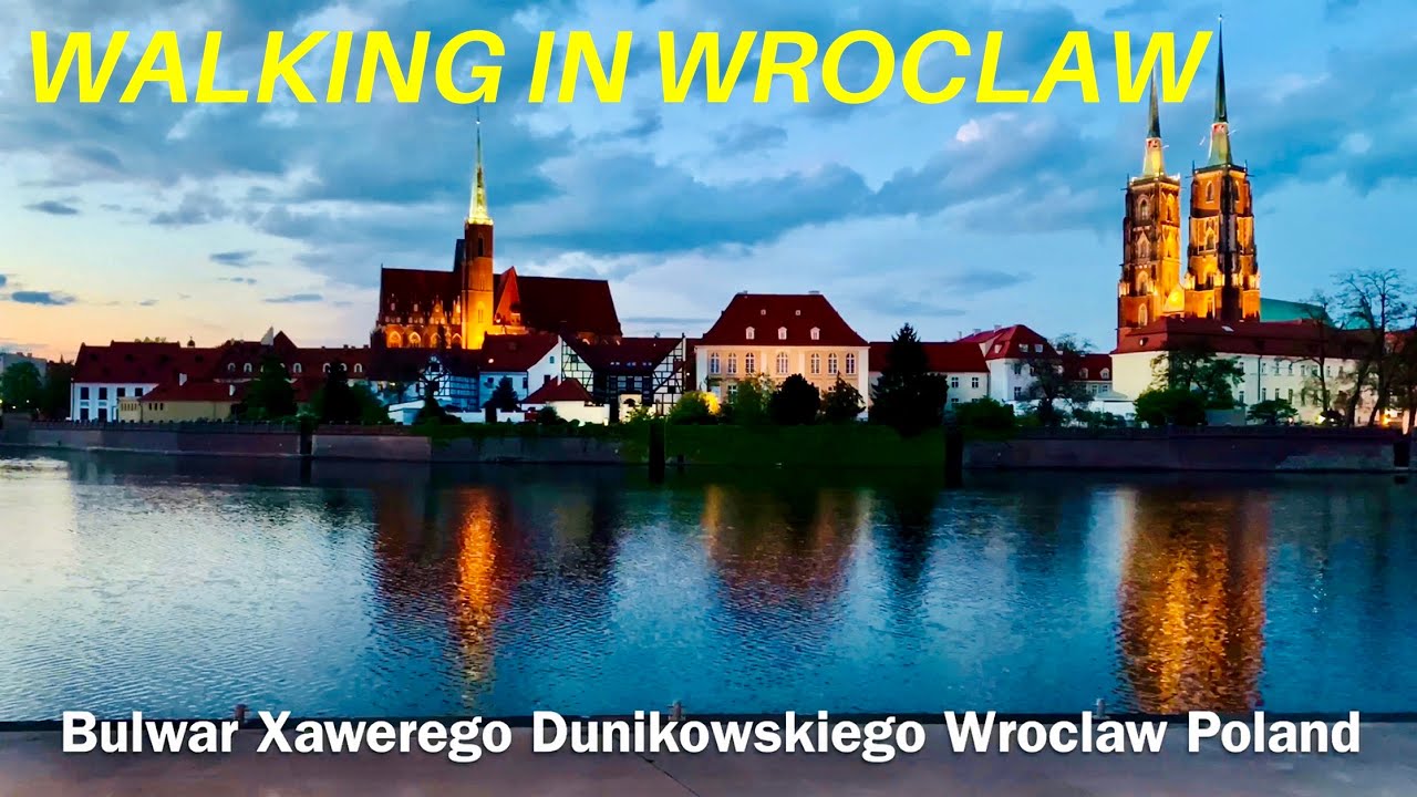 WROCLAW - BRESLAU - POLAND - walking in wroclaw night - DU LỊCH CHÂU ÂU