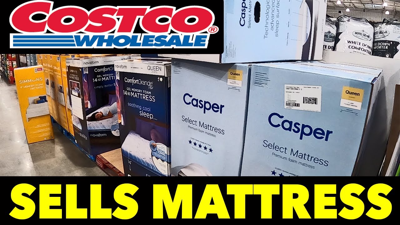 Costco Mattresses Casper Novaform Simmons Sealy Toppers | Come Shop With Me 2021