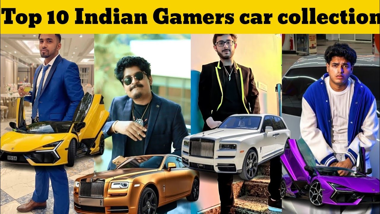 Top 10 Indian Youtubers Gamers Car Collection ,Total Gaming, Gyan gaming, Jonathan, Techno gamerz.