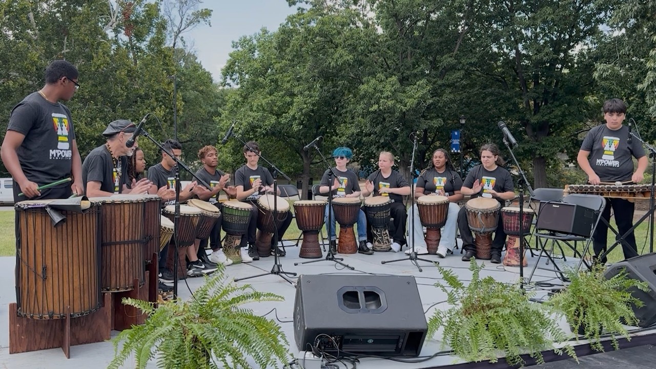 M'Power Rhythm Workshops, Out-of-School Performances, and In-School Assemblies