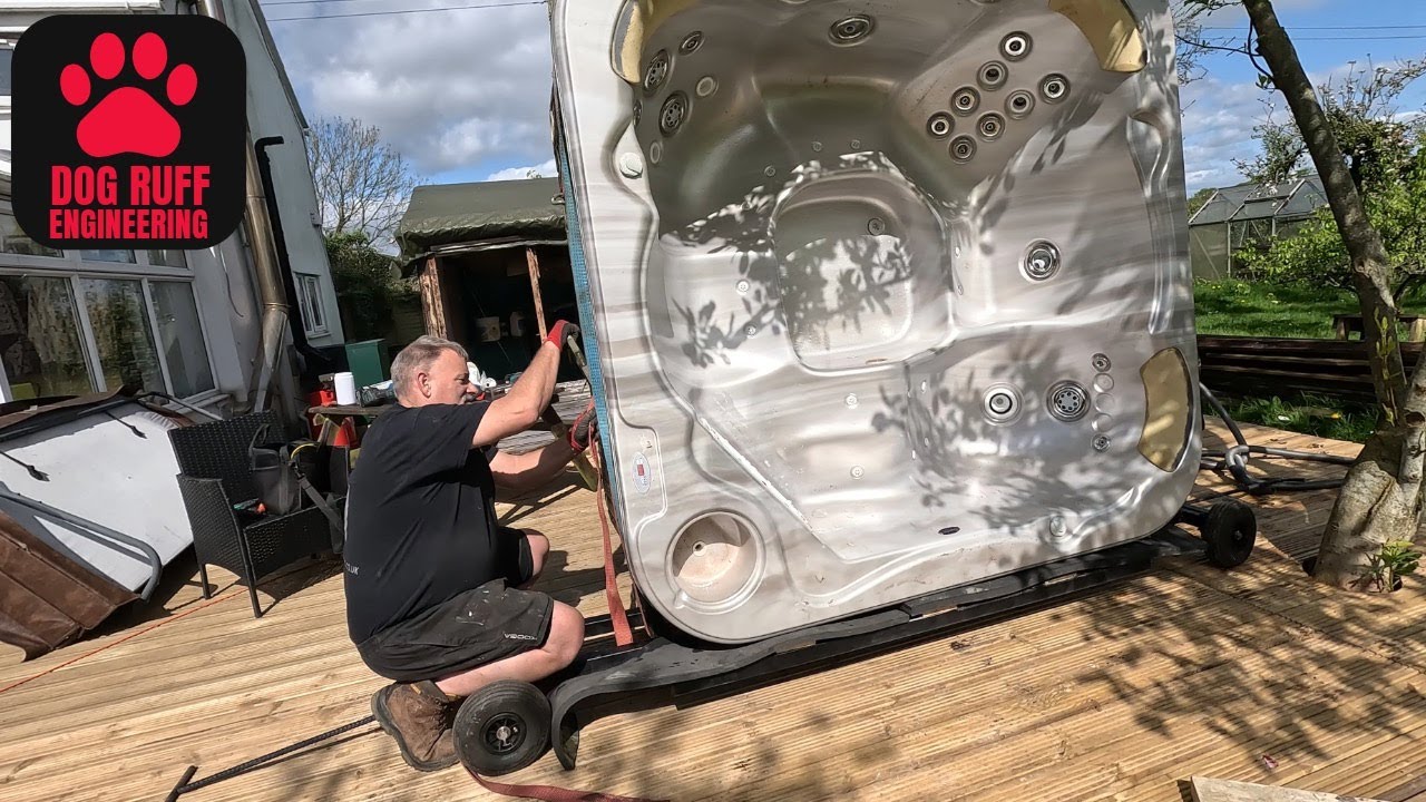 Hot Tub Moving Day !