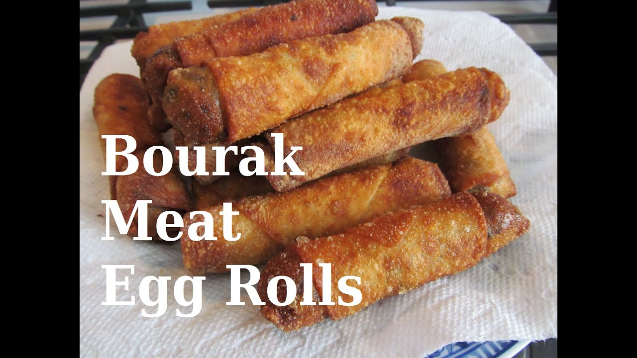 Bourak - Iraqi Meat Egg Rolls / بورك اللحم العراقي / #Recipe154CFF