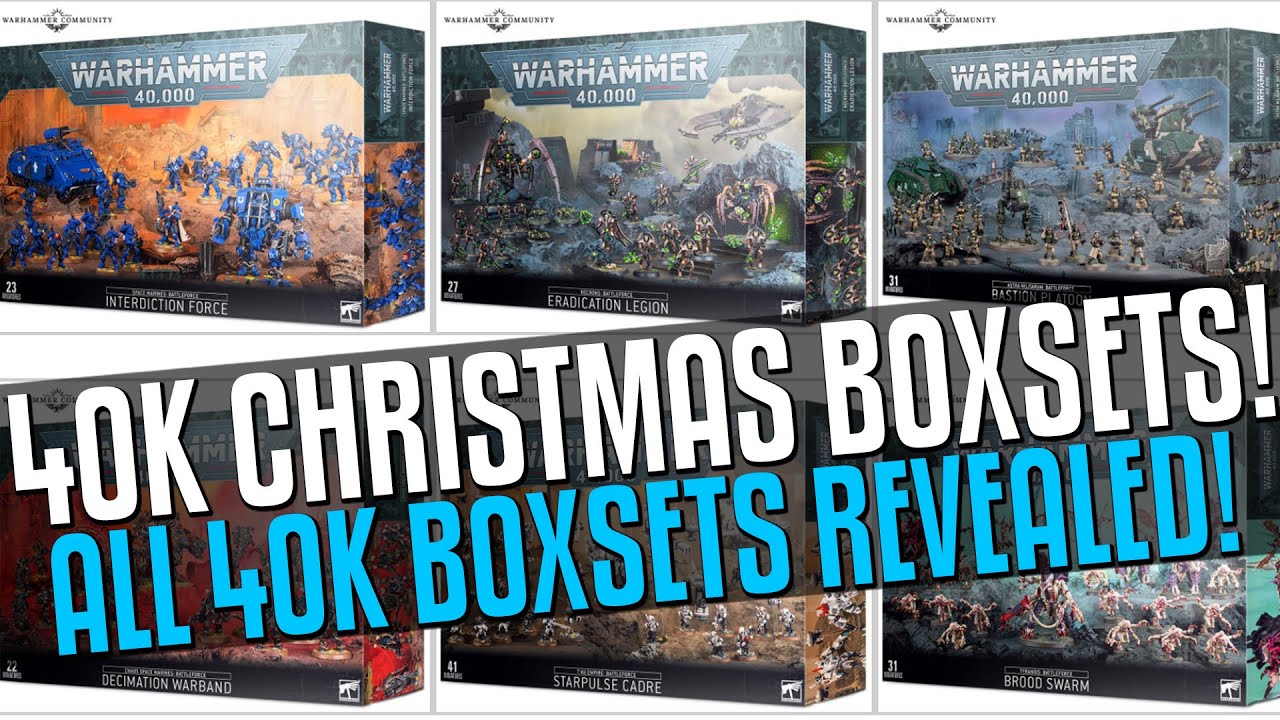 All 40K Christmas Boxsets FINALLY REVEALED!