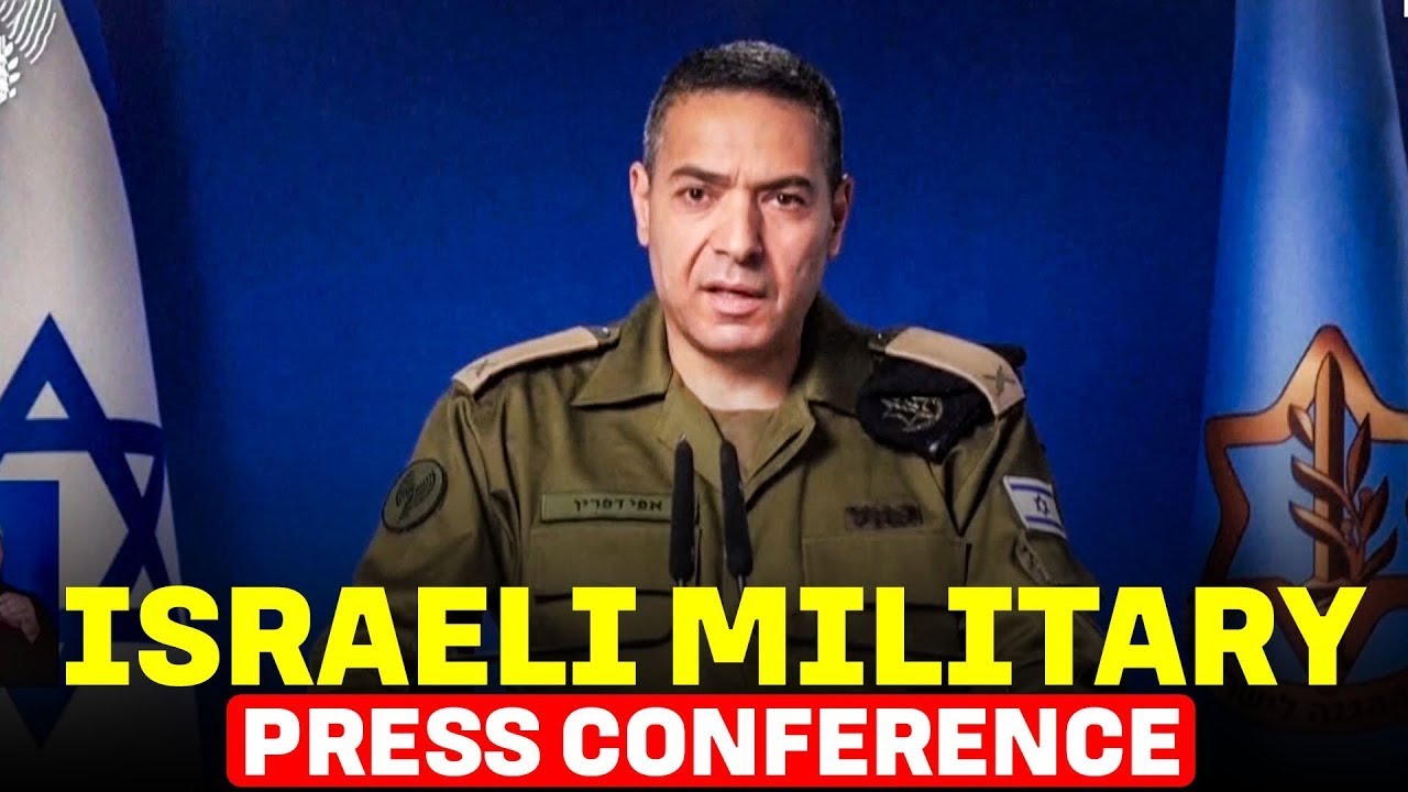 LIVE: Israeli army Briefing |IDF strikes Yemen's Red Sea port Hodeidah | Gaza City ground offensive