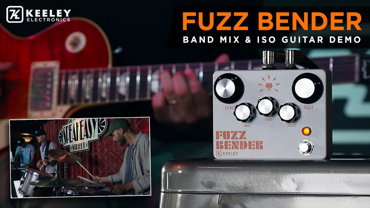 Keeley Electronics Fuzz Bender Hybrid Fuzz Demo - Full Band / ISO Guitar